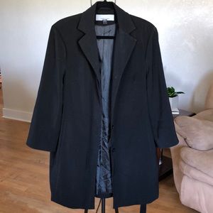 Anne Klein Black Trench Coat